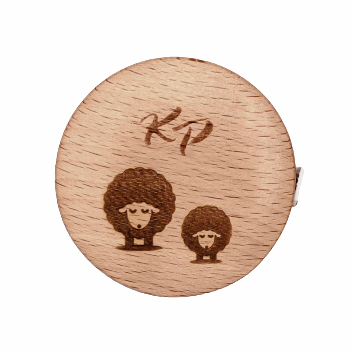 KnitPro Retractable Tape Measure Beech Wood Round SewProCrafts Ltd