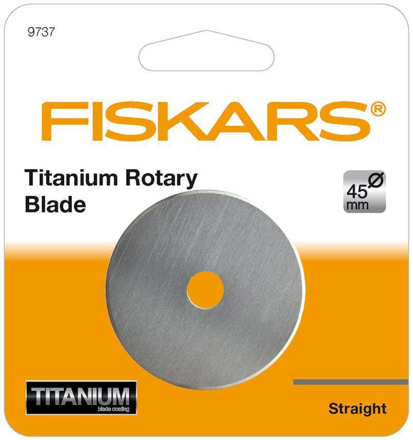 Fiskars Titanium Rotary Cutter Replacement Blade - 45mm
