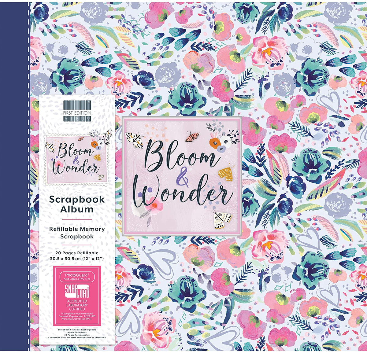 First Edition Bloom & Wonder - Floral - 12 x 12 Scrapbook Album –  SewProCrafts Ltd