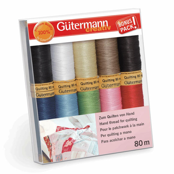 Gutermann Quilting Thread Set - 10 x 80m Reels
