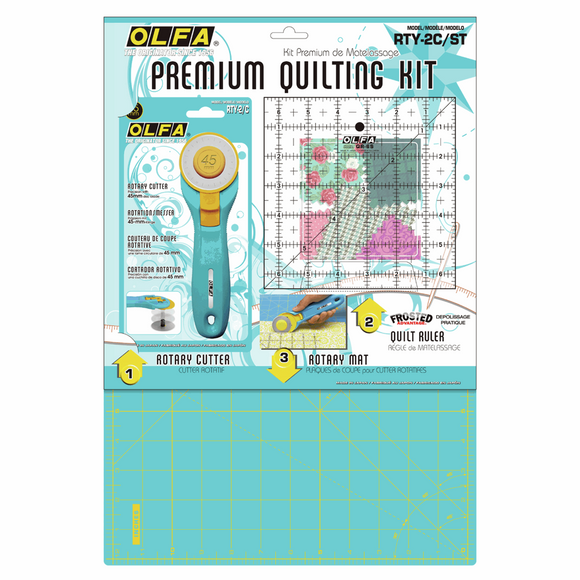 OLFA Aqua Rotary Cutter Quilting Kit