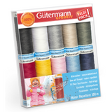 Gütermann Thread Set: Water Repellent: 10 x 100m: Assorted