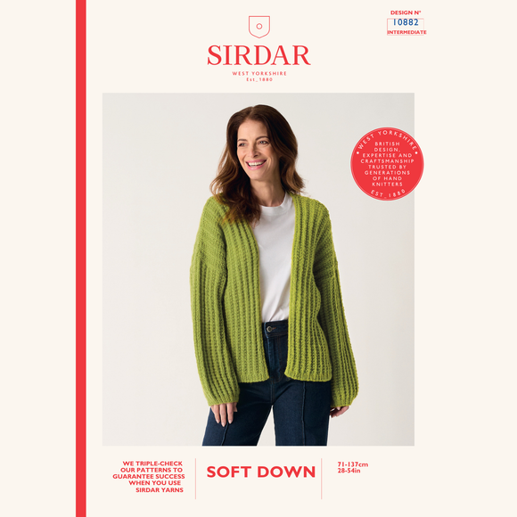 Sirdar Leaflet 10882 - F263 Cosy Days Cardigan