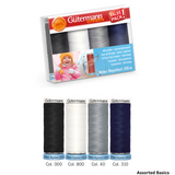 Gütermann Thread Set: Water Repellent: 4 x 100m: Assorted Value Packs