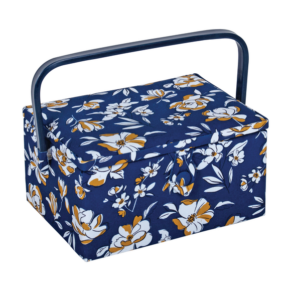 HobbyGift Sewing Box (M): Autumn Floral