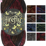 King Cole Firefly Aran 100g - All Colours
