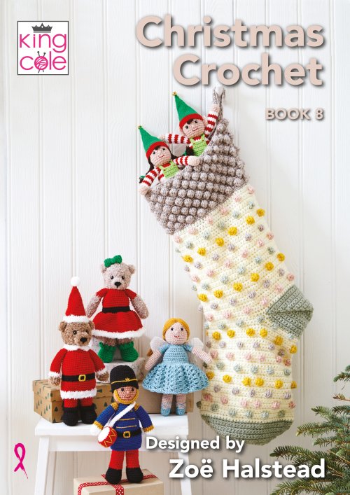King Cole Knitting Book Christmas Crochet - Book 8