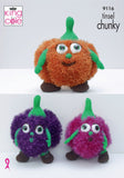 King Cole Knitting Patterns - Tinsel Chunky - All Designs - Toys Christmas