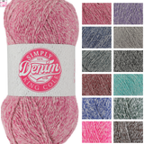 King Cole Simply Denim DK 100g - All Colours