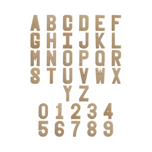 Creativ Papier Mache Letters 20.5 cm, thickness 2.5cm