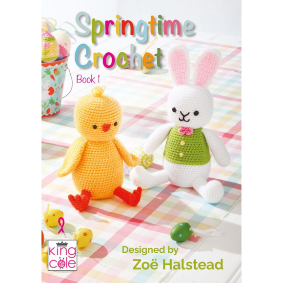 King Cole Crochet Book Springtime Crochet - Book 1