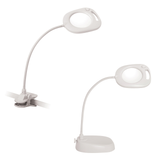 PURElite 3-in-1 Magnifying Floor Lamp, Table Lamp & Clamp