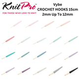KnitPro Vybe Crochet Hooks 2.00mm - 12.00mm