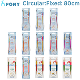 Pony Flair Fixed Circular Needles 80cm Length - Sizes 3mm-10mm Knitting Needles