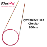 KnitPro Symfonie2 Fixed Circular Needles 100cm: All Sizes
