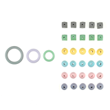 Trimits Wooden Craft Accessories Pack: 33 pieces: Assorted Colours
