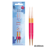 Pony Flair Interchangeable Circular Needles 14cm Length - Sizes 3mm-10mm Knitting Needles