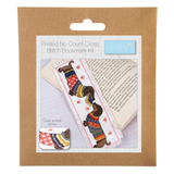 Trimits Cross Stitch Kit: Printed: Bookmark: Dachshund in Jumper