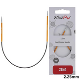KnitPro Zing Fixed Circular Needles Asymmetrical 25cm: All Sizes 2mm - 5mm