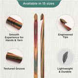 KnitPro Symfonie2 Crochet Hook 15cm: All Sizes