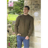 King Cole Pattern Sweater & Slipover Knitted in Majestic DK 5367