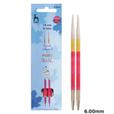 Pony Flair Interchangeable Circular Needles 14cm Length - Sizes 3mm-10mm Knitting Needles