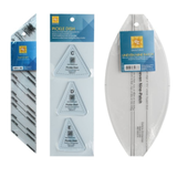 EZ Quilting Quilters Craft Patchwork Square Rectangle Ruler Triangle 51 Template