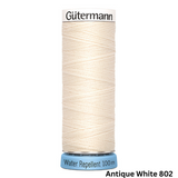 Gütermann Water Repellent Thread: 100m - All Colours