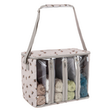 HobbyGift Knitting Bag with Yarn Storage: Bee