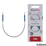 KnitPro Zing Fixed Circular Needles 22.5cm: All Sizes 2mm - 5mm