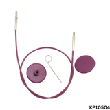 KnitPro Interchangeable Needle Cables Coloured (All Lengths 40cm - 150cm)
