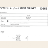 Sirdar Leaflet 10863 - F257 Wavy Crochet Scarf