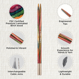 KnitPro Knitting Pins: Circular: Interchangeable: Standard: Symfonie 2: Sets