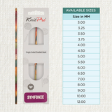 KnitPro Symfonie2 Crochet Hook 15cm: All Sizes