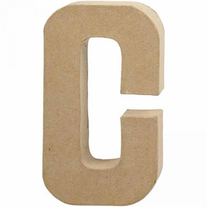 Creativ Papier Mache Letters 20.5 cm, thickness 2.5cm