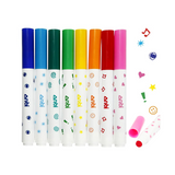 Creativ Stamp Markers, assorted colours, 8 pc/ 1 pack