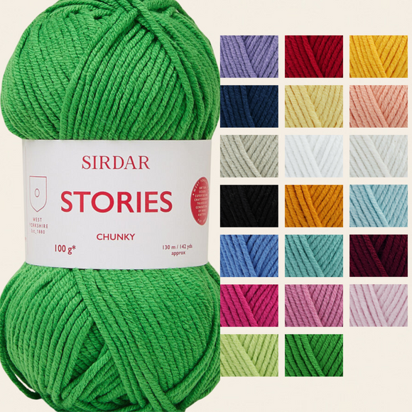 Sirdar Stories Chunky 100g - All Colours