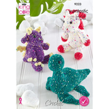 King Cole Pattern Mythical Creatures crocheted in Yumtastic 9223