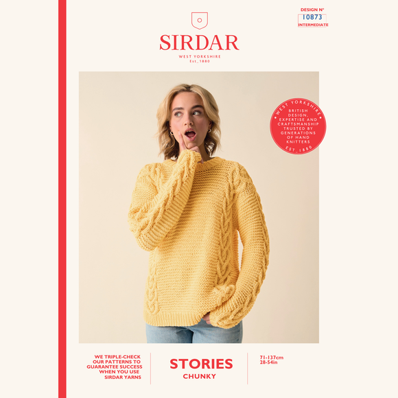 Sirdar Leaflet 10873 - F139 Over It Sweater