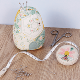 HobbyGift Pincushion: Beehive: Patchwork Bee