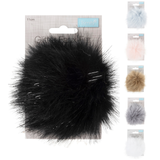 Trimits Pom Pom: Faux Fur: Glitter: 11cm - All Colours 