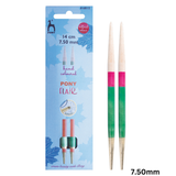 Pony Flair Interchangeable Circular Needles 14cm Length - Sizes 3mm-10mm Knitting Needles