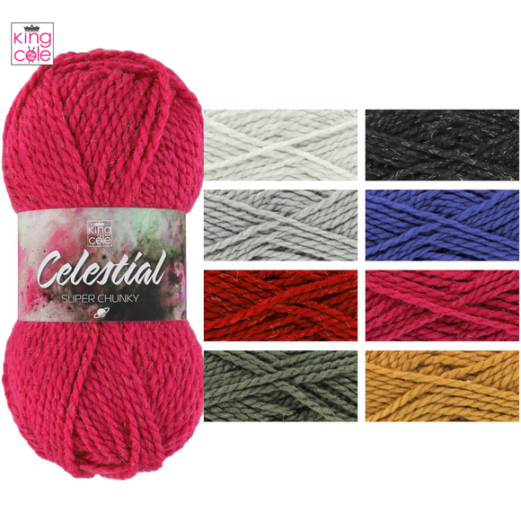 King Cole Celestial Super Chunky 100g - All Colours 
