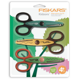 Fiskars Scissors: Kidzors: Swamp Animals: Set of 3 (Alligator, Snake & Frog)