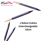 KnitPro J'Adore Cubics Interchangeable  Needles 13cm: All Sizes