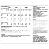 King Cole Pattern Cardigan and Sweater knitted in Big Value Chunky 6280