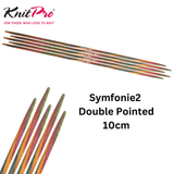 KnitPro Symfonie2 Double Pointed Needles 10cm: All Sizes