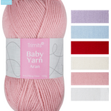 Trimits Knitting Yarn Baby Aran 100g - All Shades