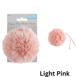 Trimits Pom Pom: Faux Fur: Large: 11cm -  All Colours