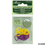 Clover Stitch Markers: Triangles